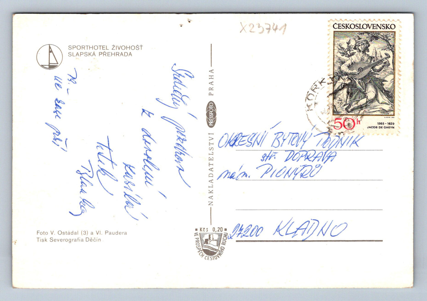 Postcard ŽIVOGOSŤ (X23741)