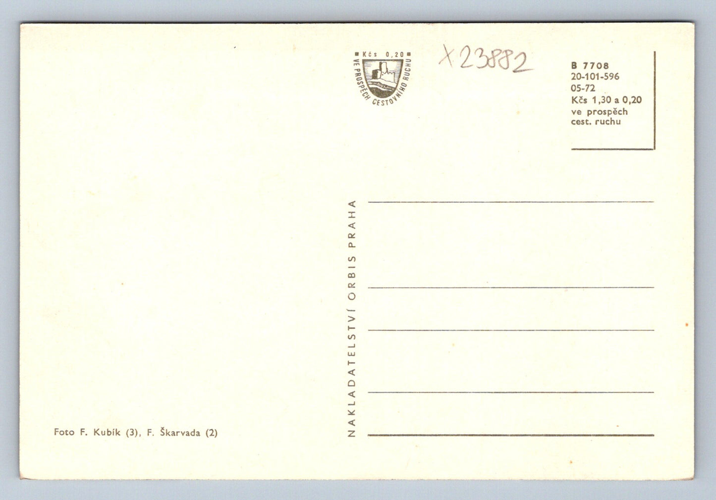 Pohlednice PRAMEN LABE (X23882)