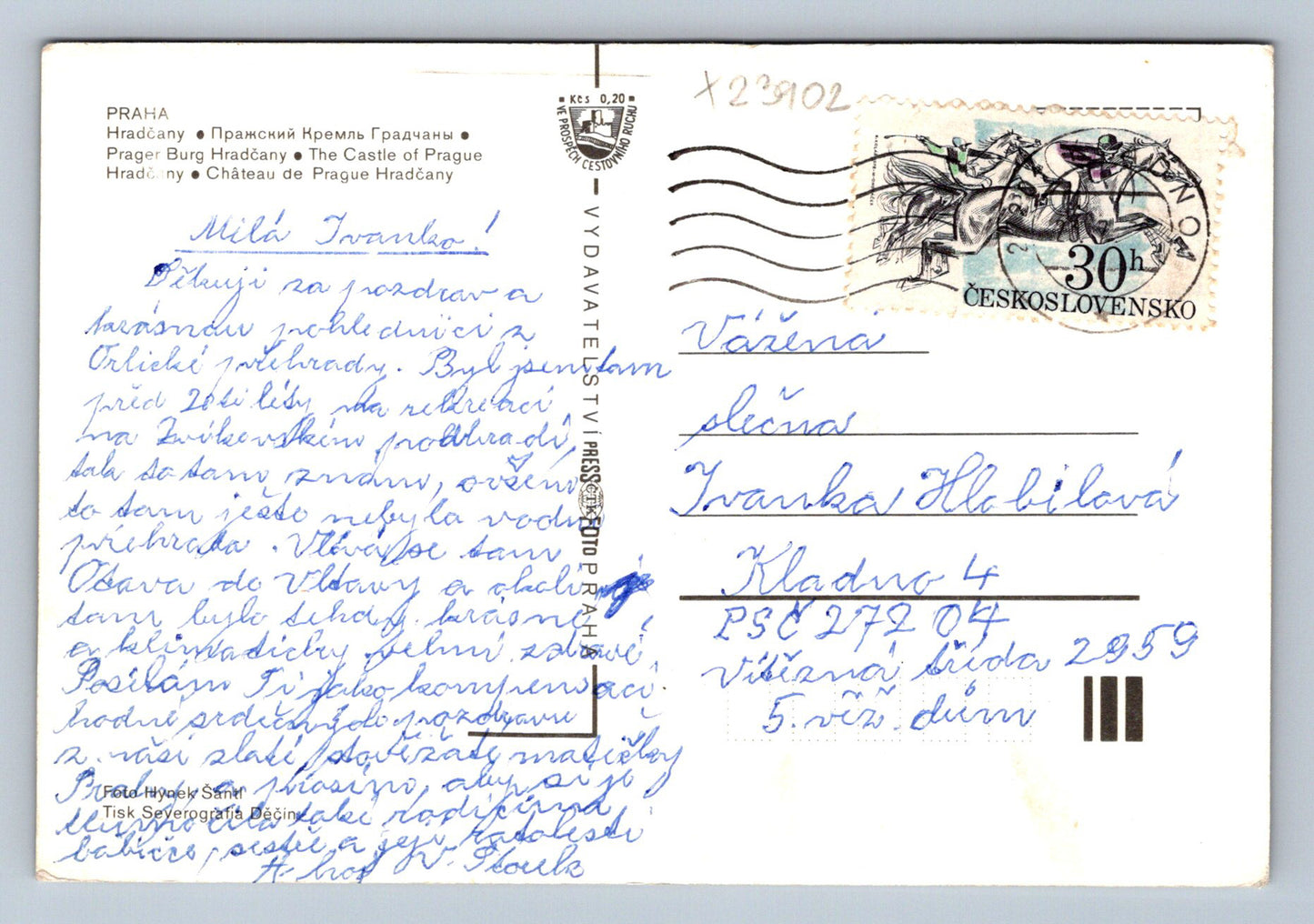 Pohlednice PRAHA (X23902)