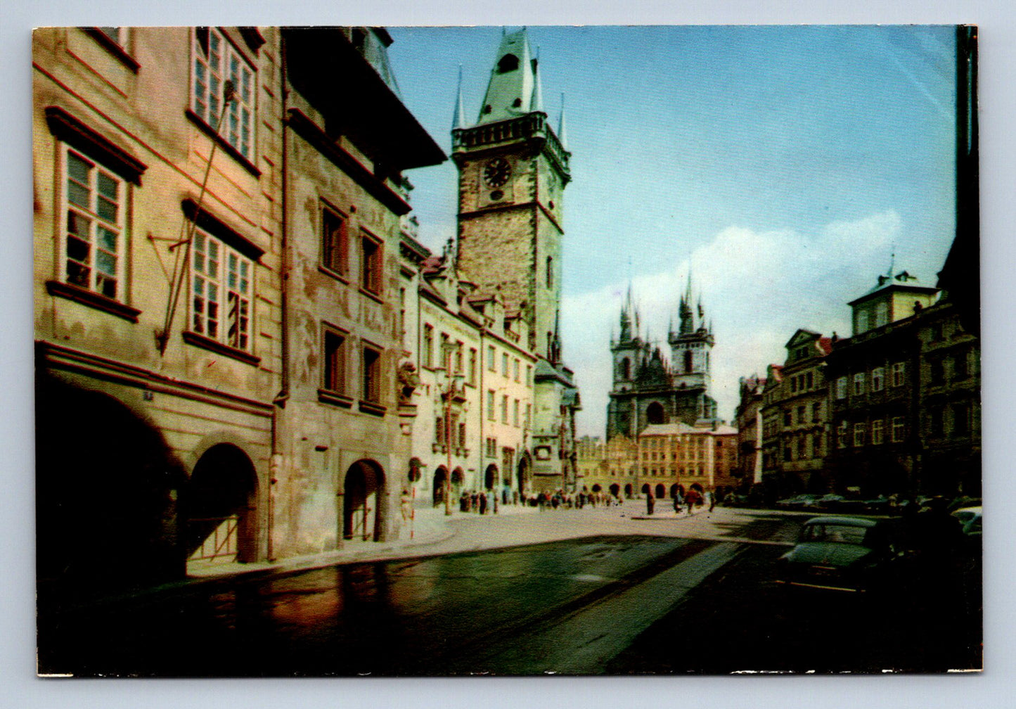 Pohlednice Praha Staroměstská radnice a Týnský chrám (JN1690)
