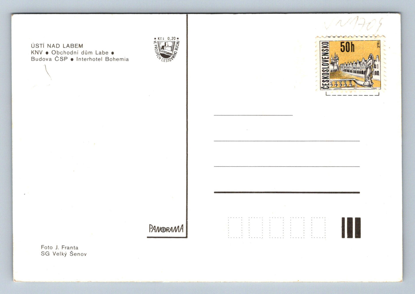 Postcard Ústí nad Labem (JN1704)