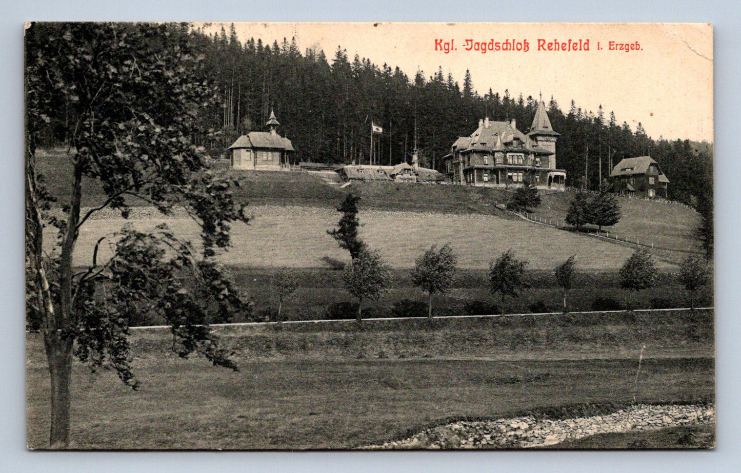 Pohlednice Kgl.Jagdschloss Rehefeld (JN1907)