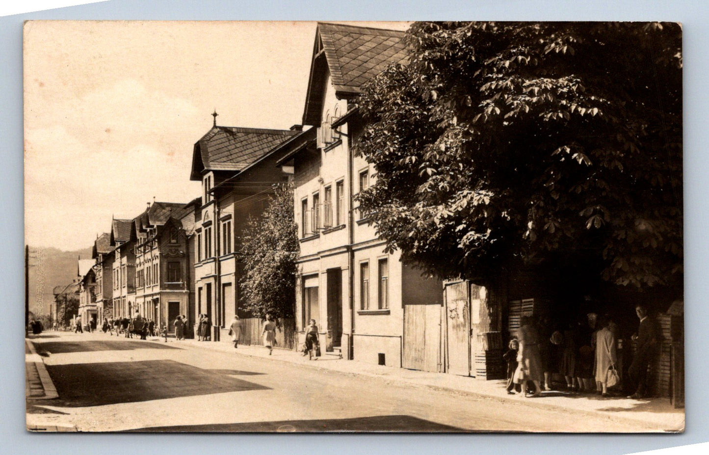 Pohlednice Boletice Stalinova ulice (JN1983)