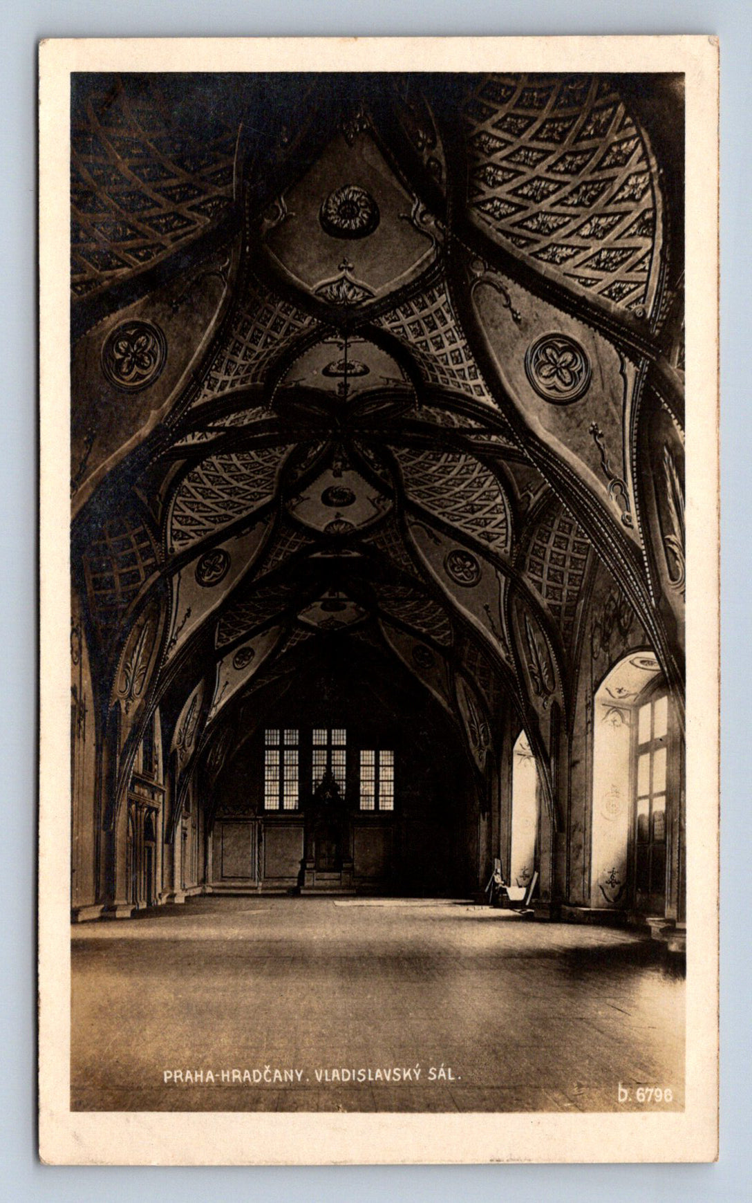 Pohlednice Praha Hradčany, Vladislavský sál (JN2031)
