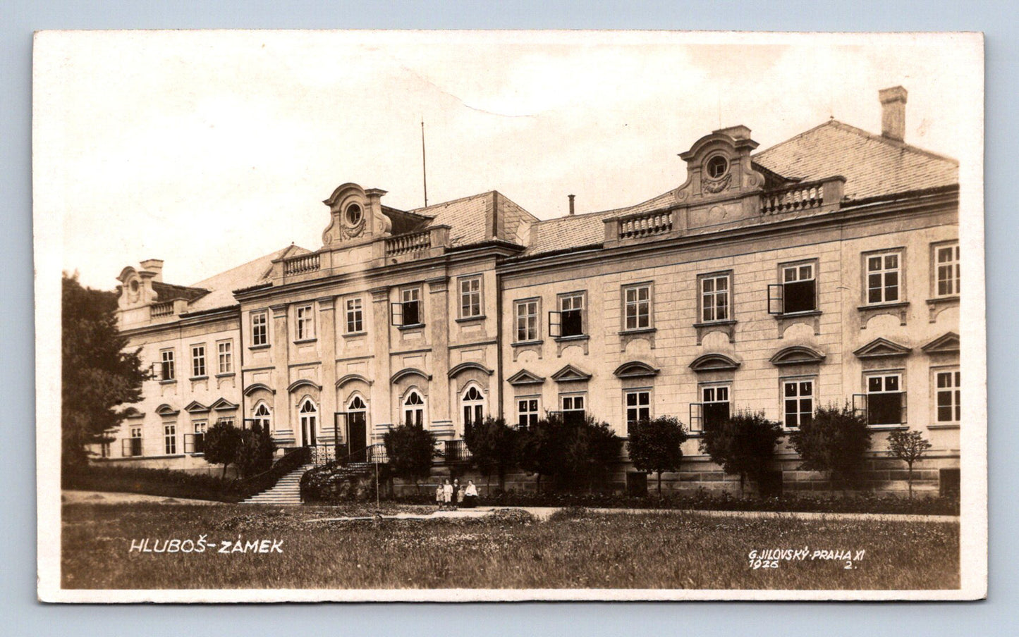 Pohlednice Hluboš zámek (JN2073)