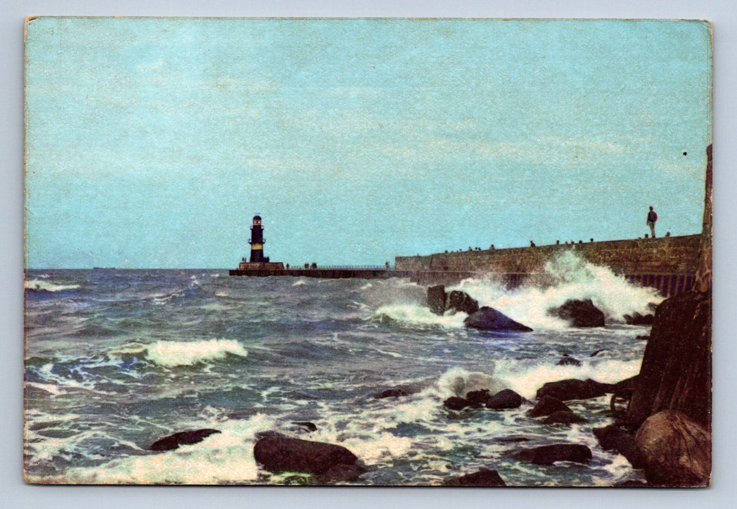 Pohlednice Rostock Warnemünde Mole (JN2471)