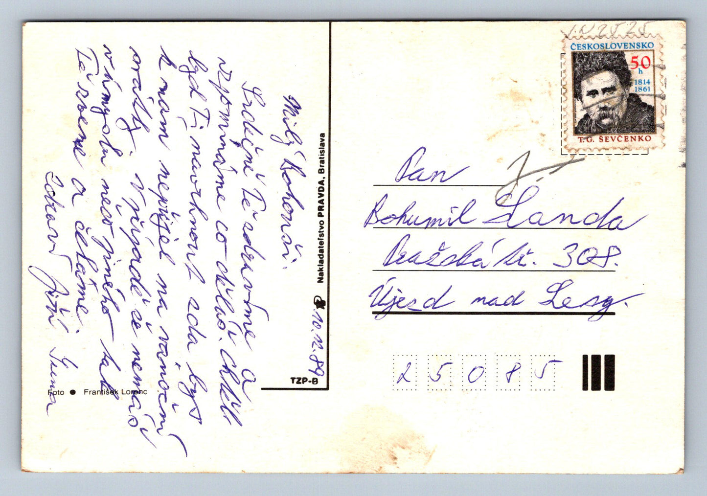 Pohlednice Zasněžená krajina (JN2525)