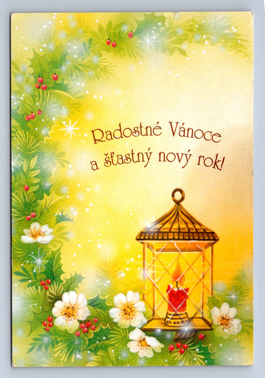 Pohlednice RADOSTNÉ VÁNOCE A ŠŤASTNÝ NOVÝ ROK (ST1079)