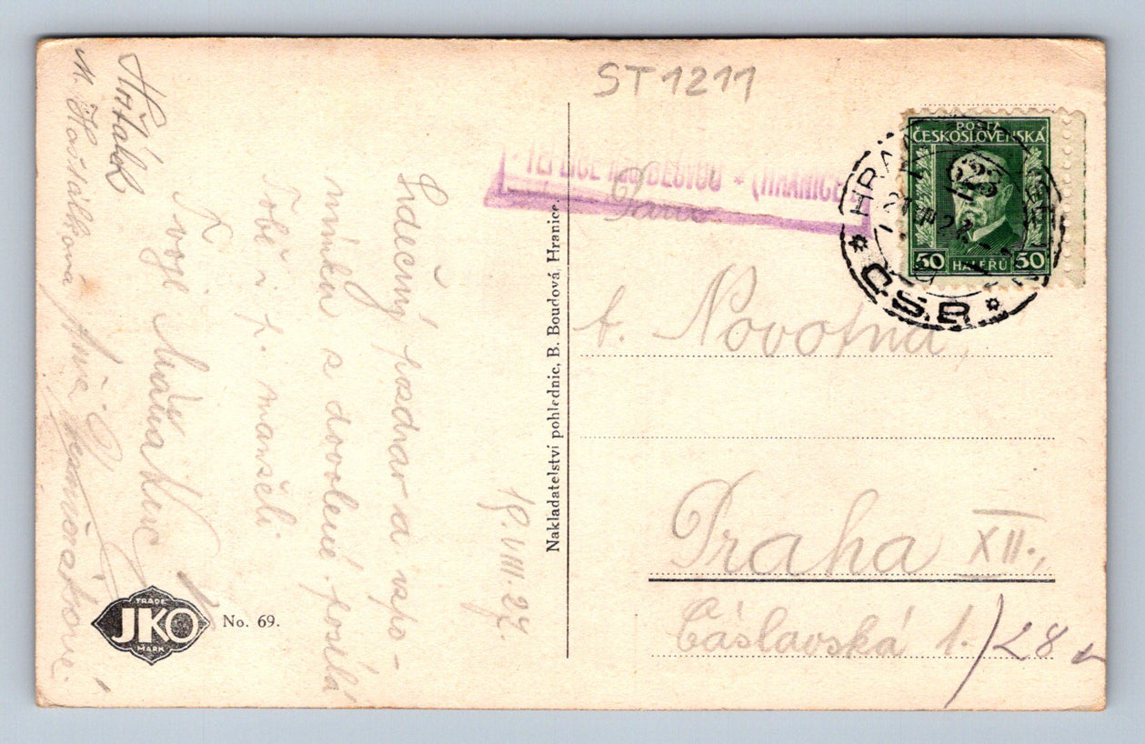 Pohlednice LÁZNĚ TEPLICE U HRANIC - SANATORIUM (ST1211)