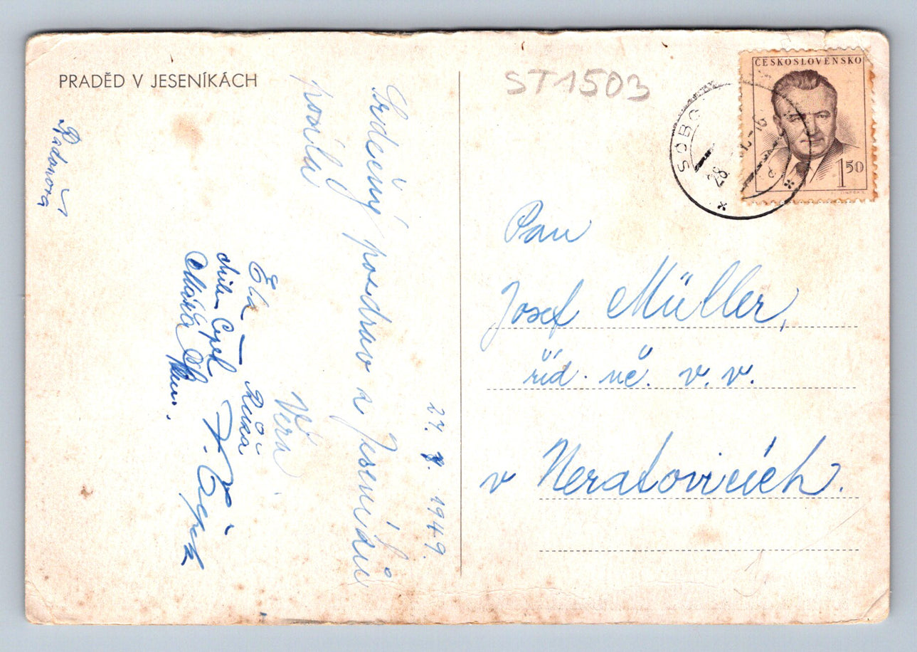 Pohlednice PRADĚD V JESENÍKÁCH (ST1503)