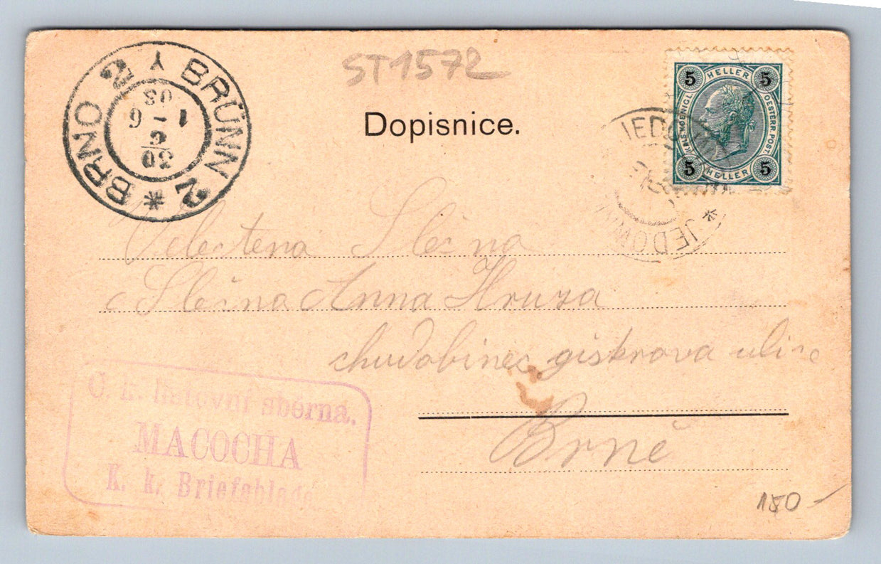 Pohlednice POZDRAV Z MACOCHY KOLÁŽ (ST1572)