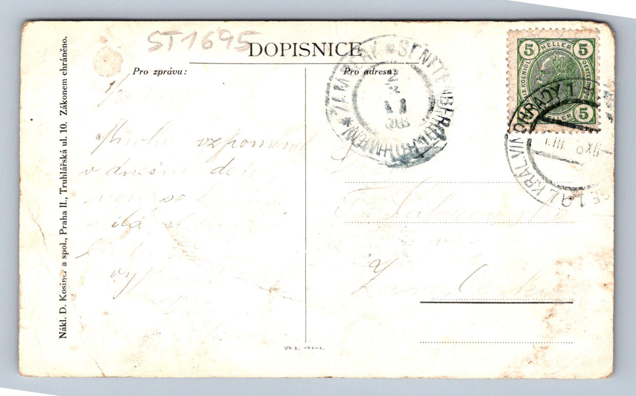 Pohlednice SVATOPLUK ČECH (ST1695)