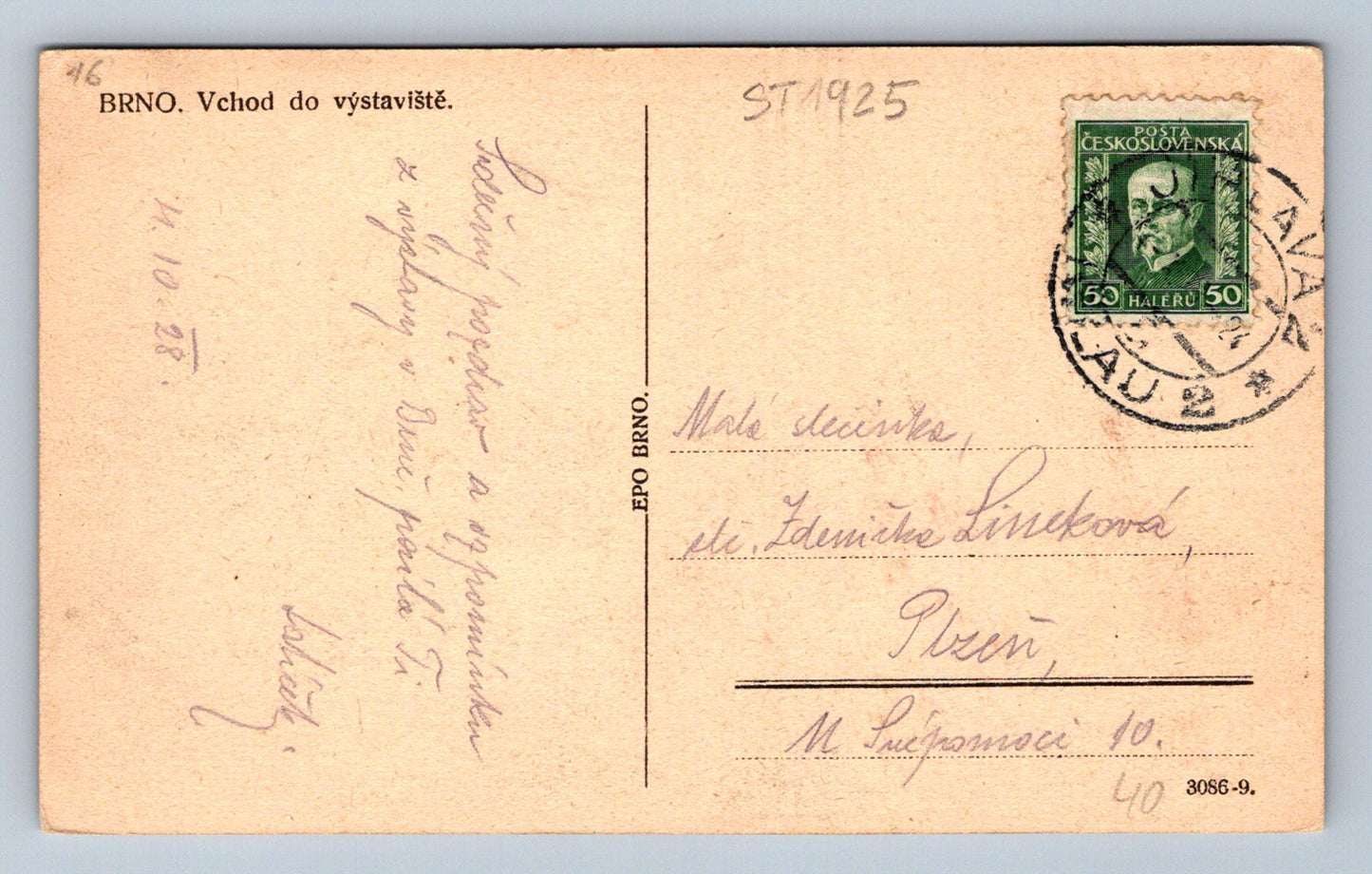 Pohlednice BRNO (ST1925)