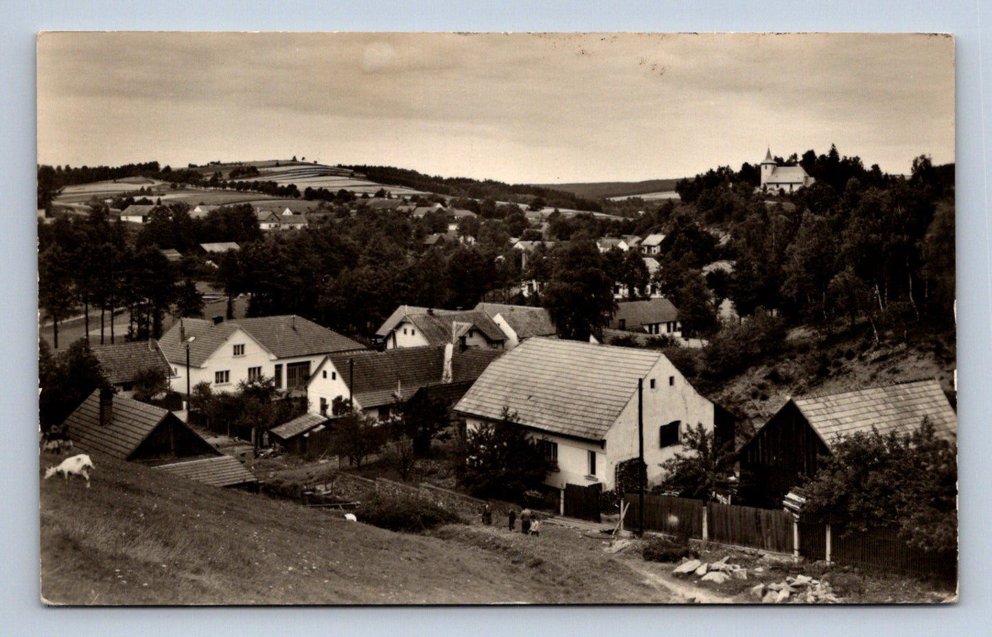 Pohlednice MOSTIŠTĚ - OKRES VELKÉ MEZIŘÍČÍ (ST2015)