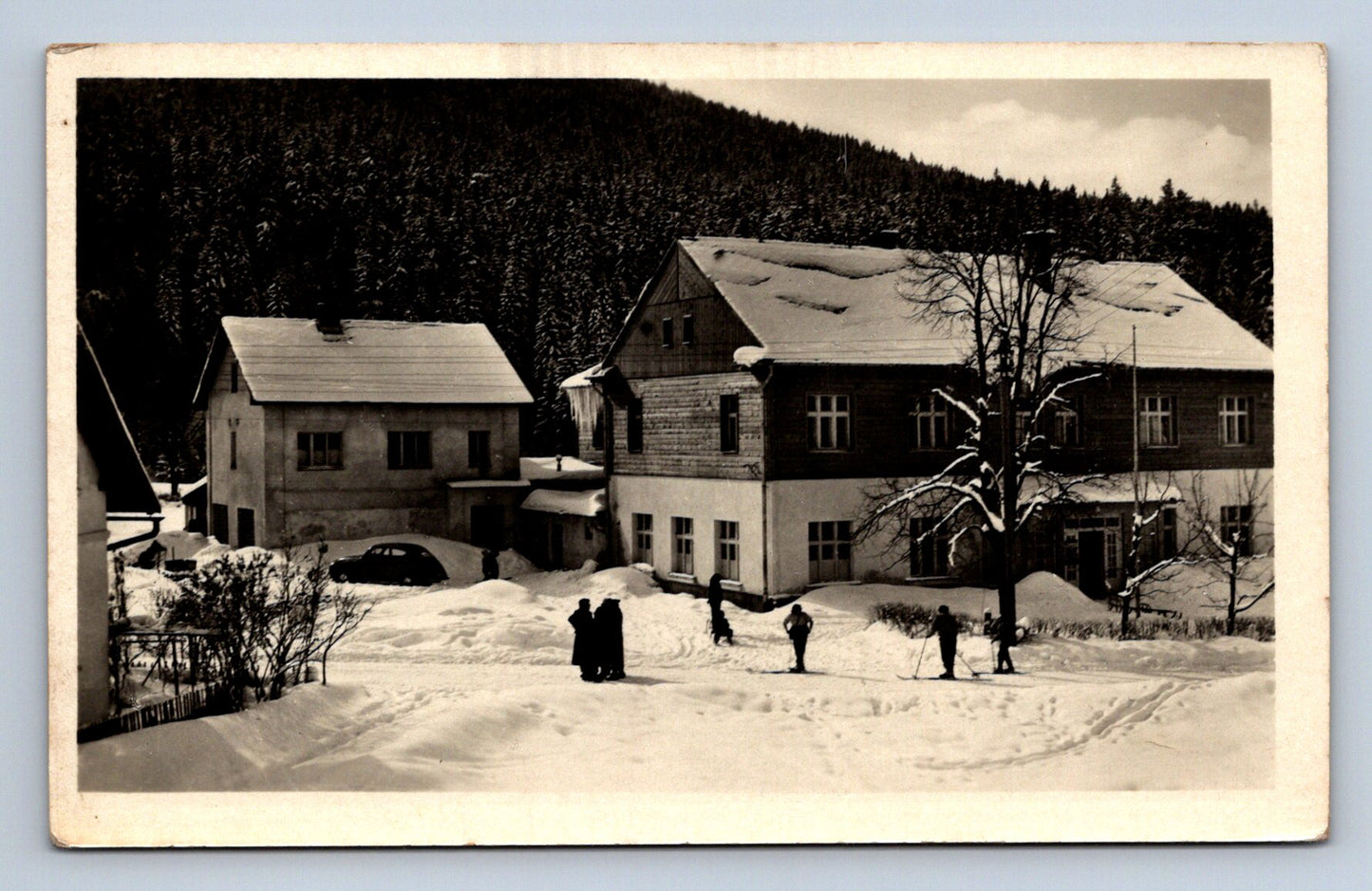 Pohlednice KRKONOŠE - HARRACHOV - HOTEL HUBERTUS (ST2088)