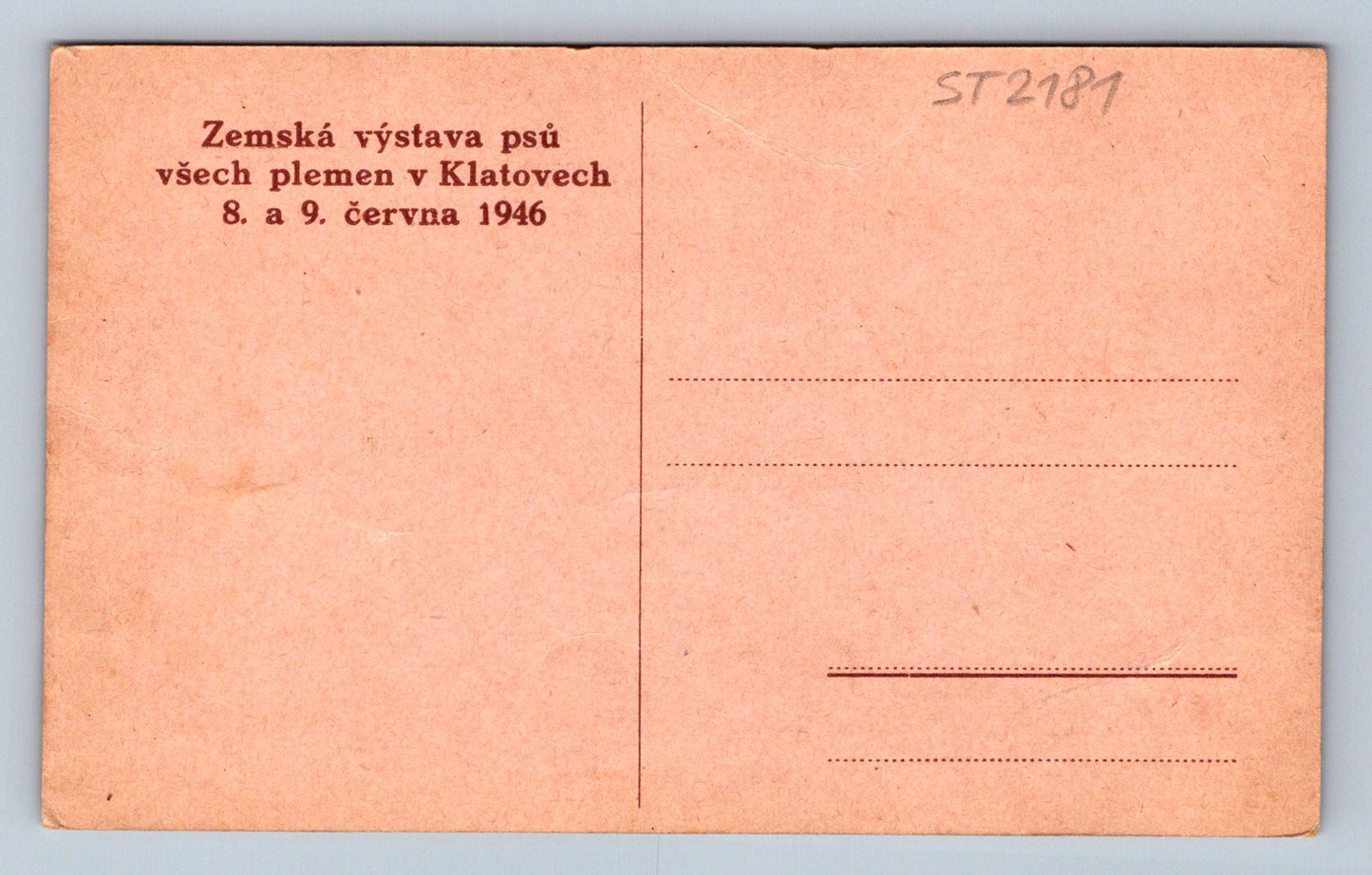 Pohlednice KLATOVY (ST2181)