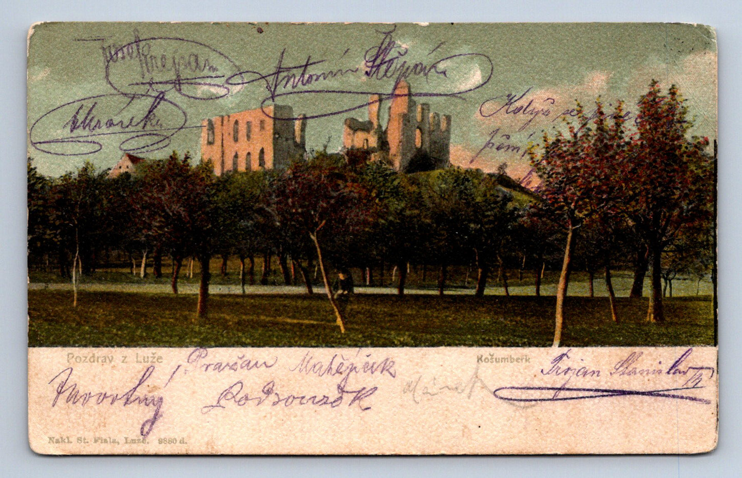 Pohlednice POZDRAV Z LUŽE (ST2254)