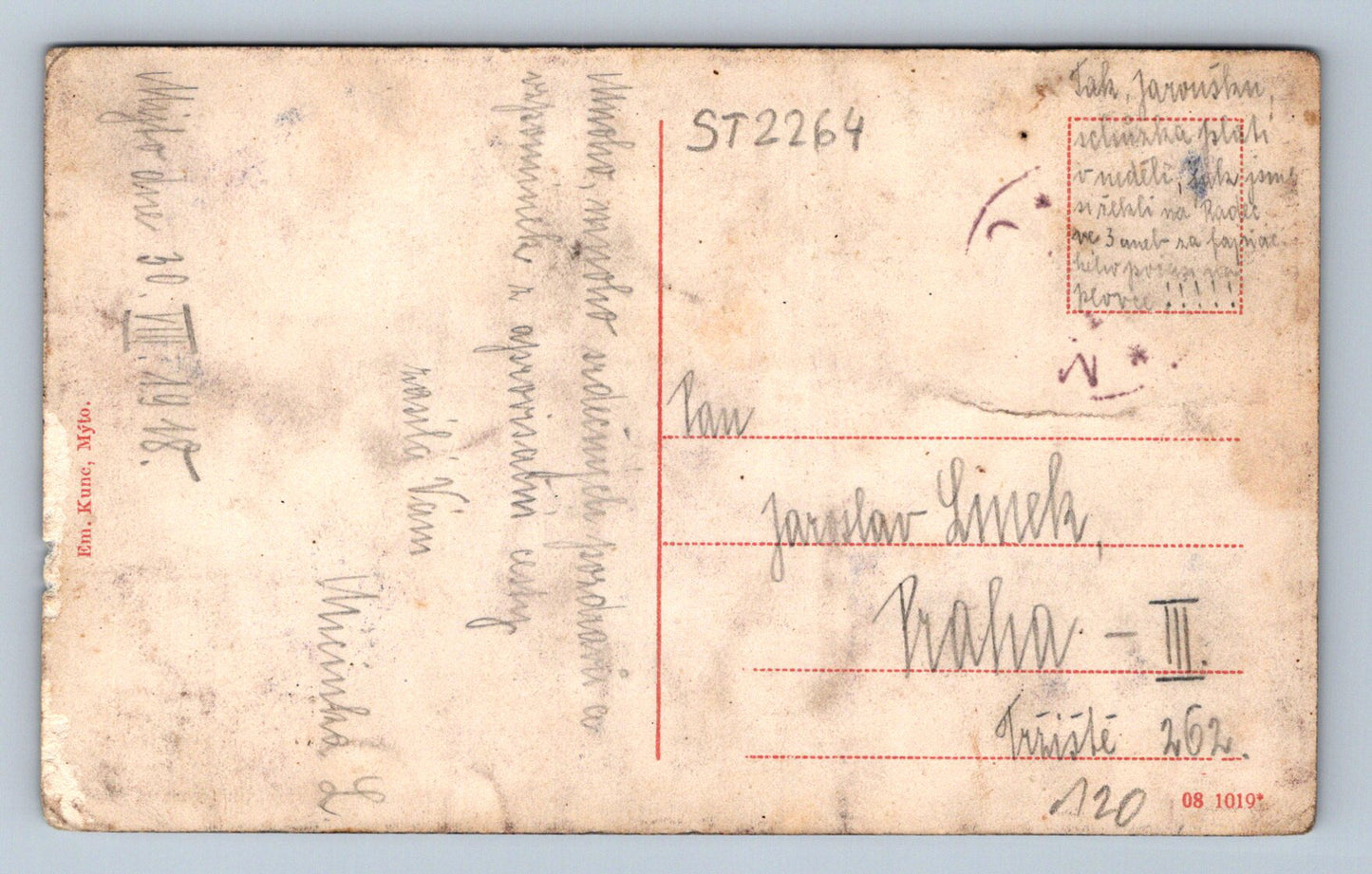 Pohlednice POZDRAV Z MÝTA (ST2264)