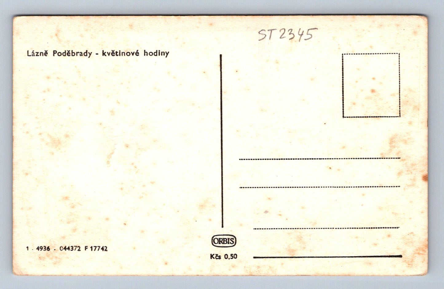 Pohlednice LÁZNĚ PODĚBRADY (ST2345)