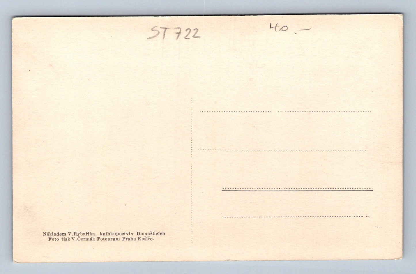 Pohlednice PEC POD ČERCHOVEM (ST722)