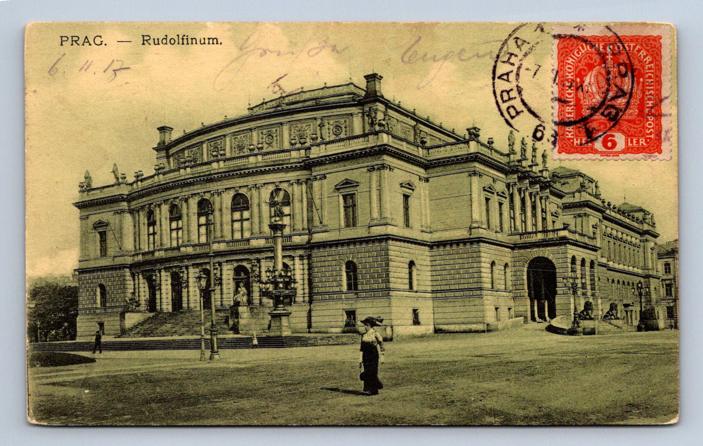 Pohlednice PRAHA - RUDOLFINUM (ST785)
