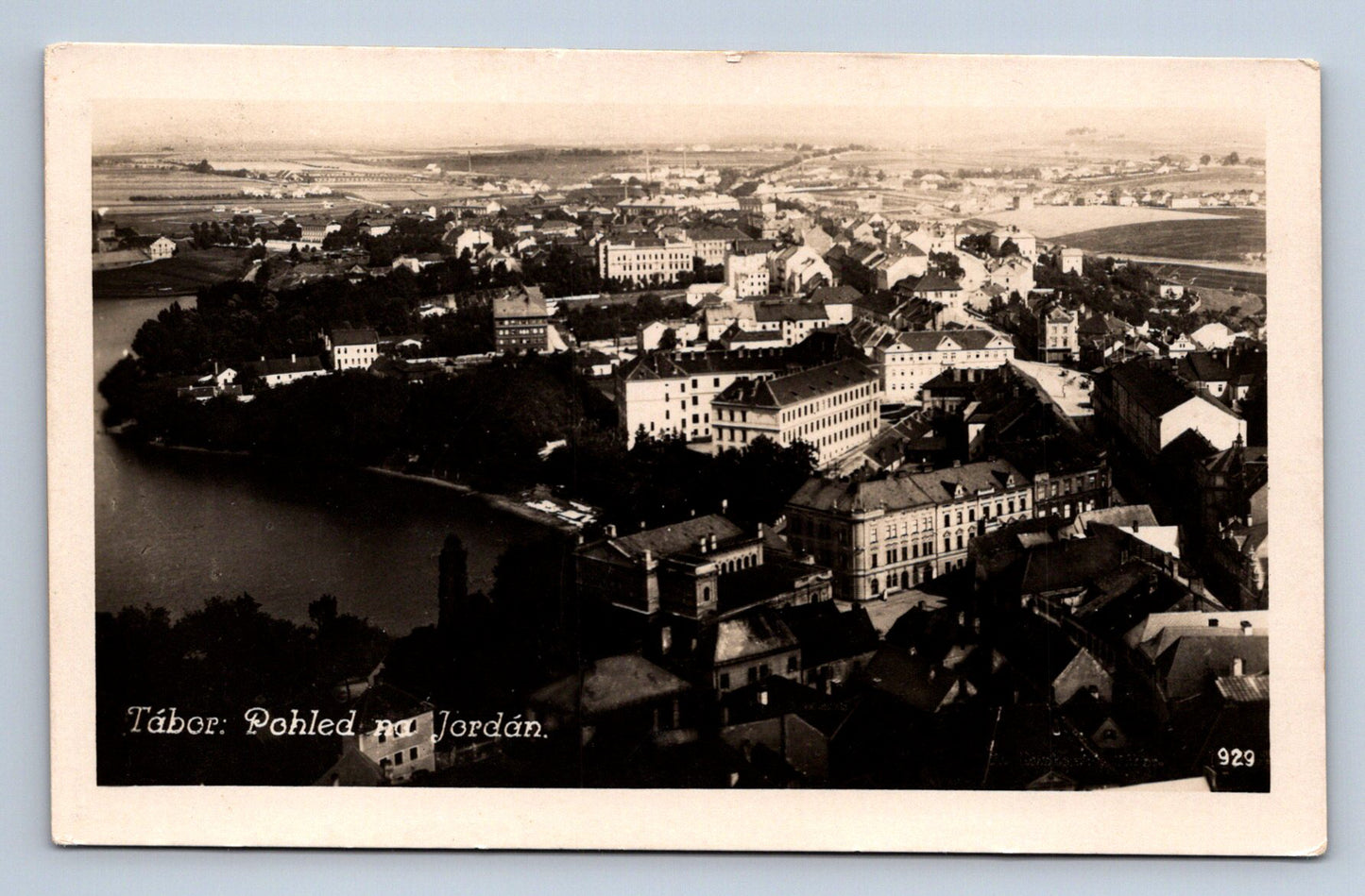 Pohlednice TÁBOR - POHLED NA JORDÁN (ST803)