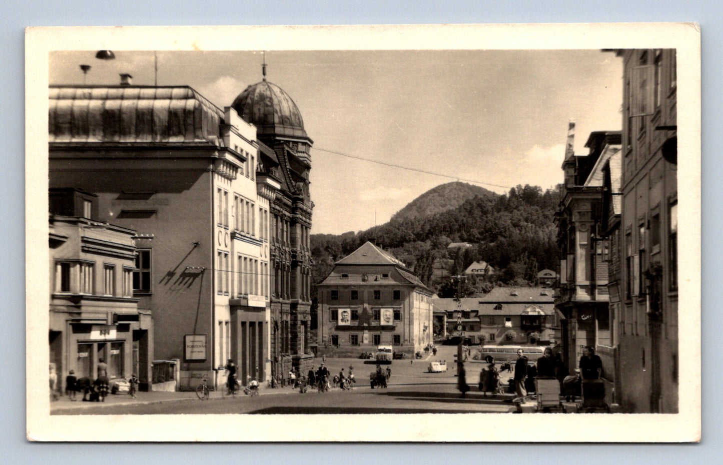 Pohlednice NOVÝ BOR - SPOŘITELNA (ST808)