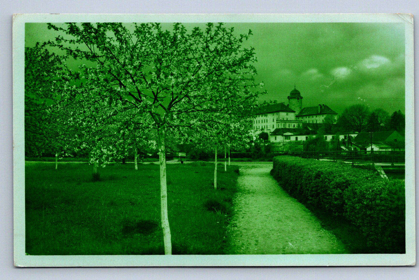 Pohlednice LÁZNĚ PODĚBRADY - ZÁMEK (ST814)