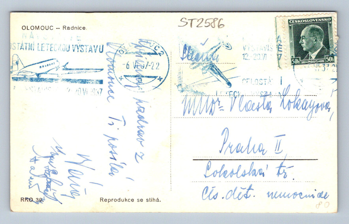 Pohlednice OLOMOUC (ST2586)