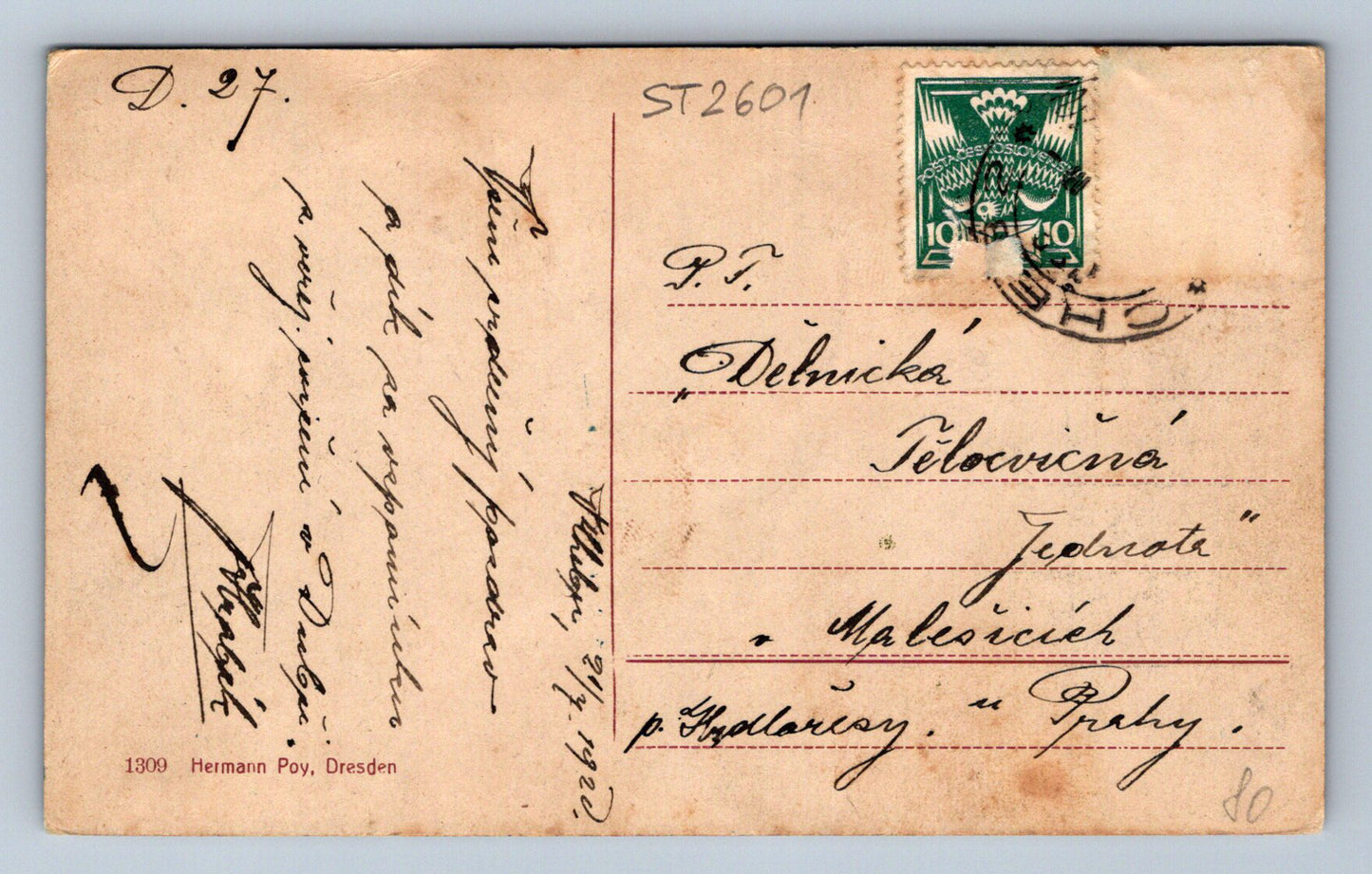Pohlednice EGER (ST2601)