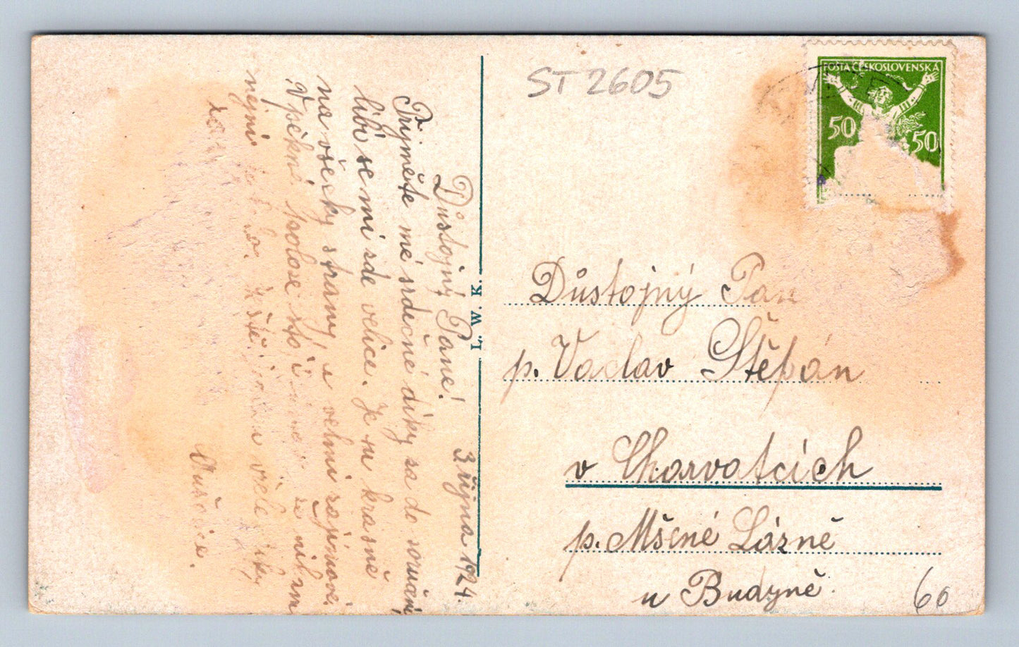 Pohlednice MARIÁNSKÉ LÁZNĚ (ST2605)