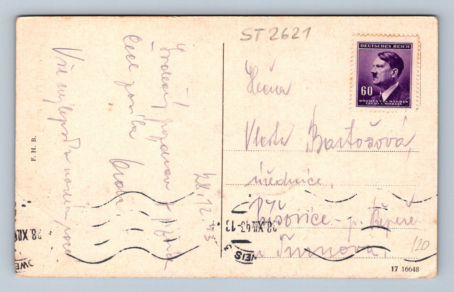 Pohlednice ZÁMEK HLUBOKÁ (ST2621)