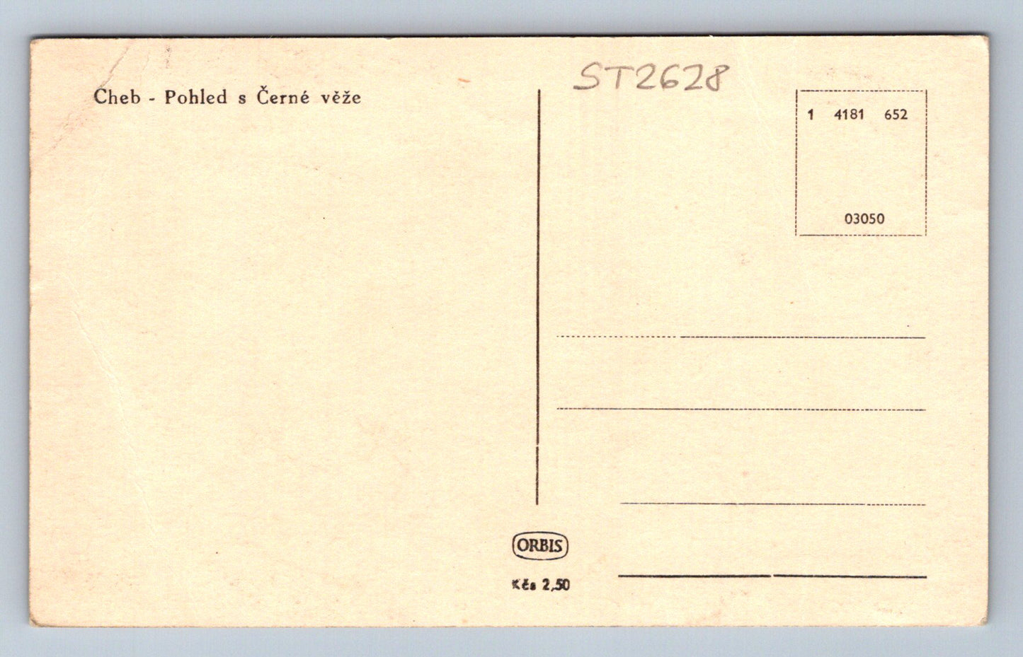 Pohlednice CHEB (ST2628)