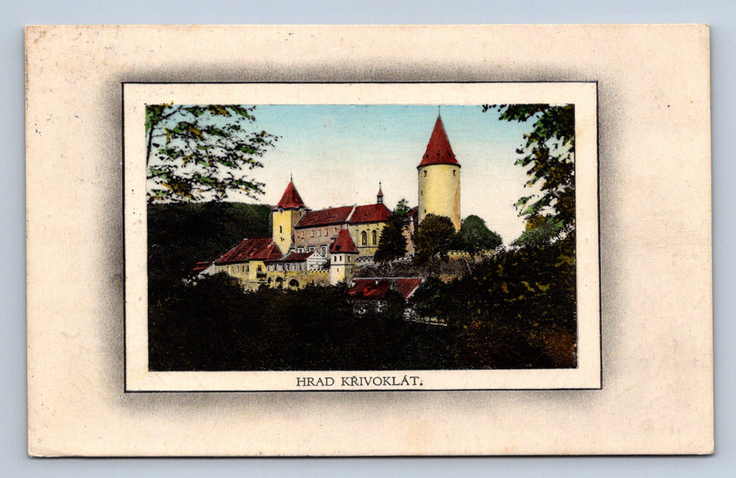 Pohlednice HRAD KŘIVOKLÁT (ST2656)