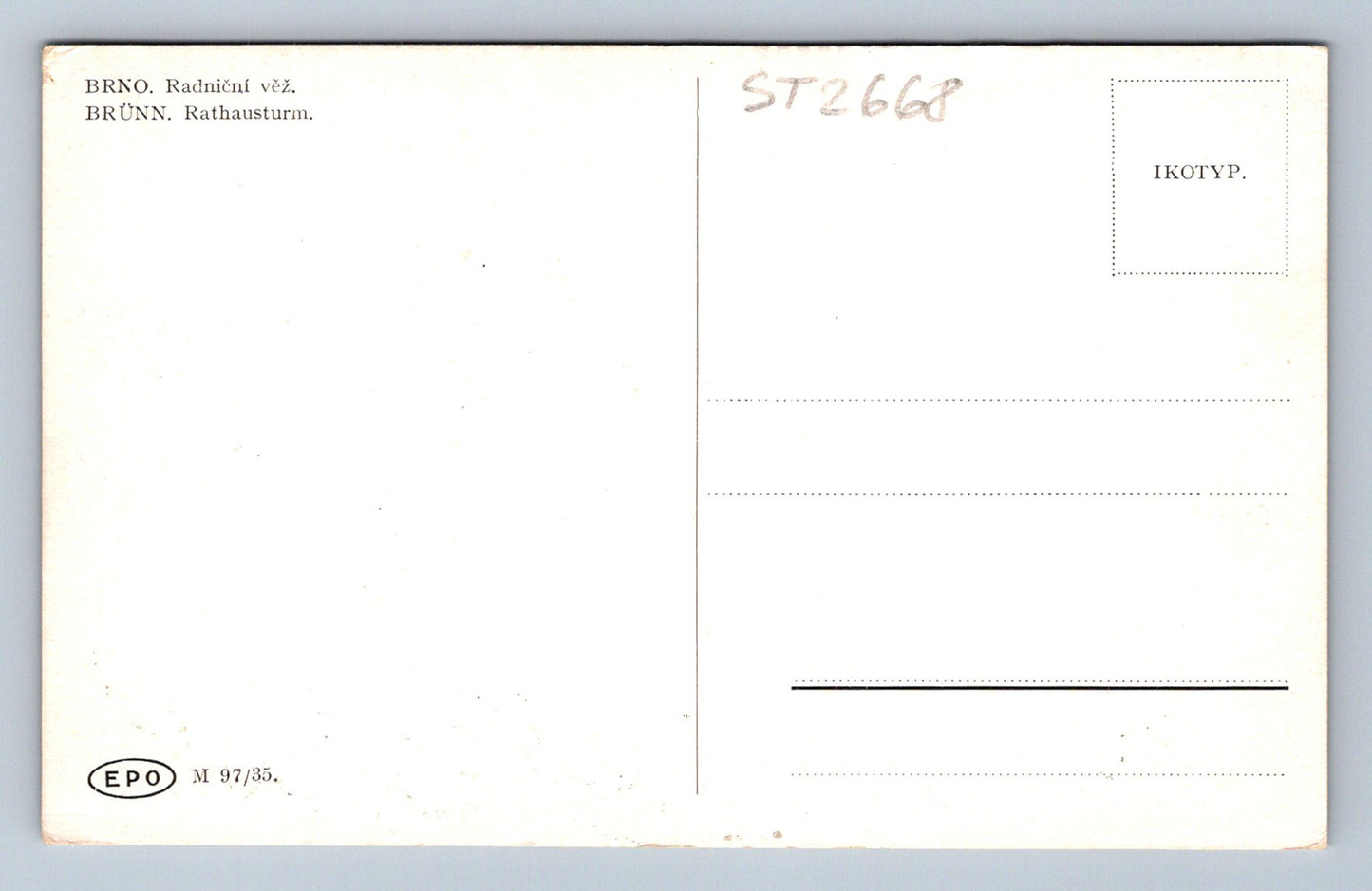 Pohlednice RNO - RADNIČNÍ VĚŽ (ST2668)