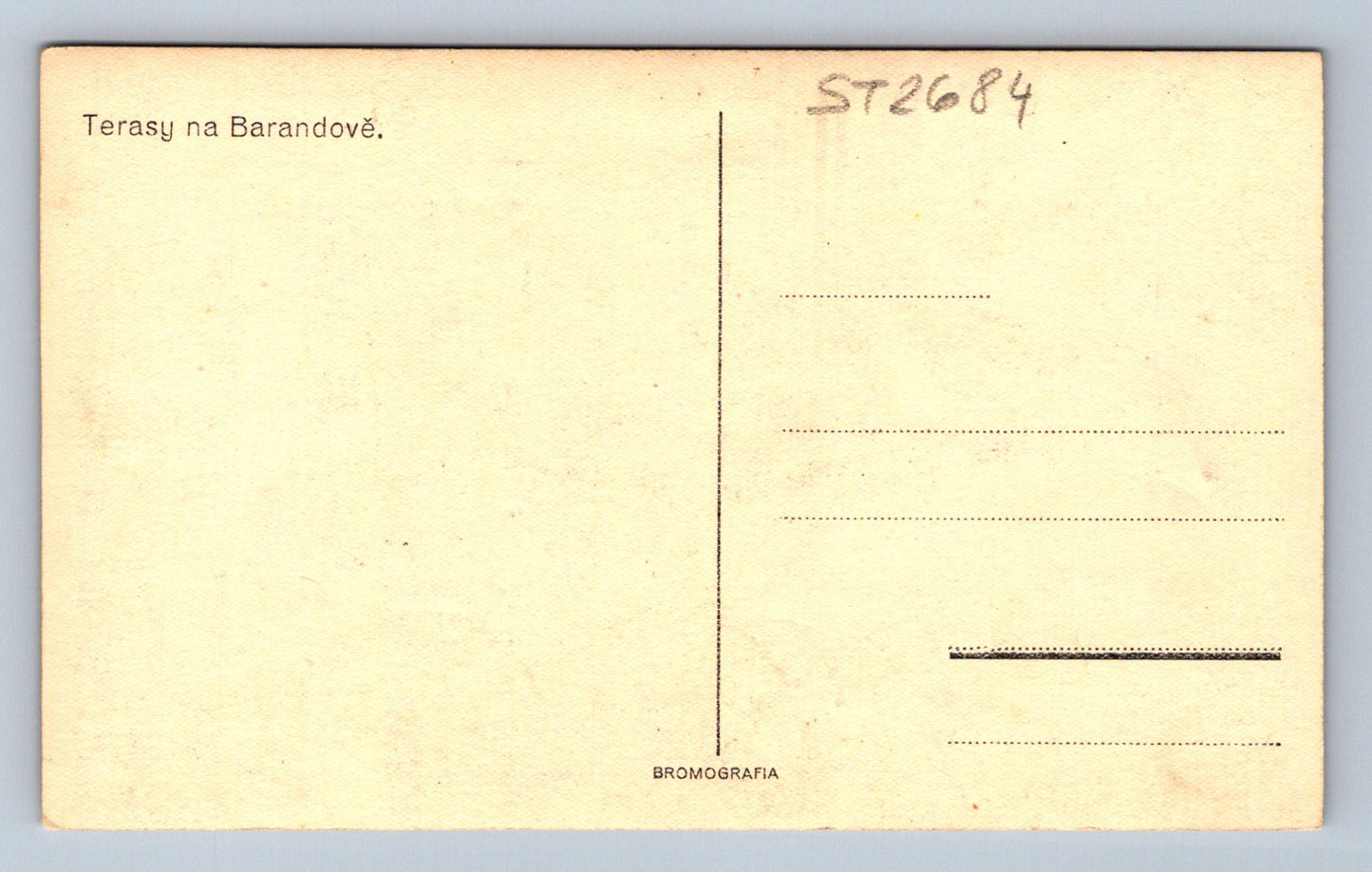 Pohlednice TERASY NA BARANDOVĚ (ST2684)
