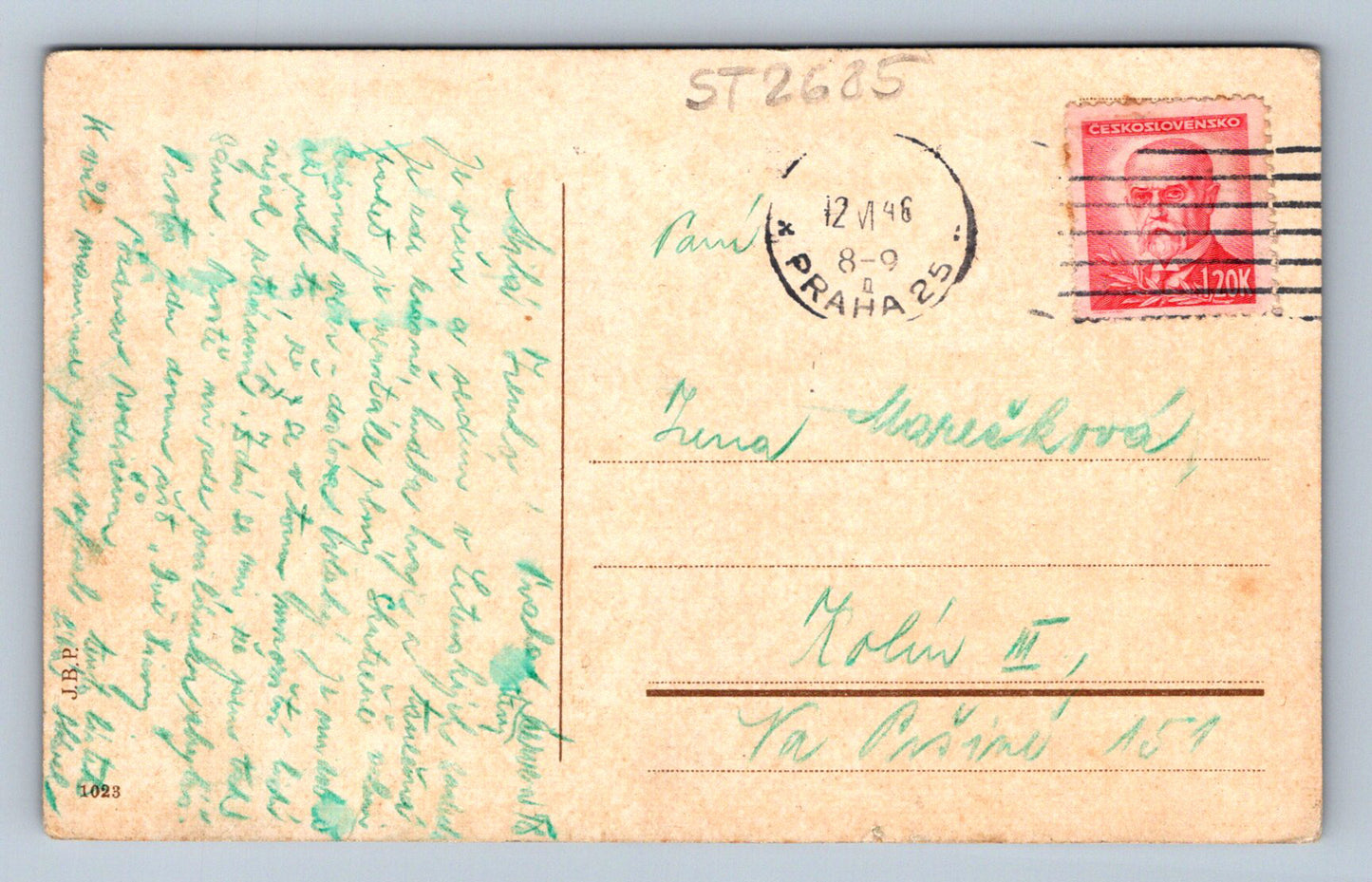 Pohlednice PRAHA - NÁDRAŽÍ CÍSAŘE FRANTIŠKA JOSEFA I. (ST2685)