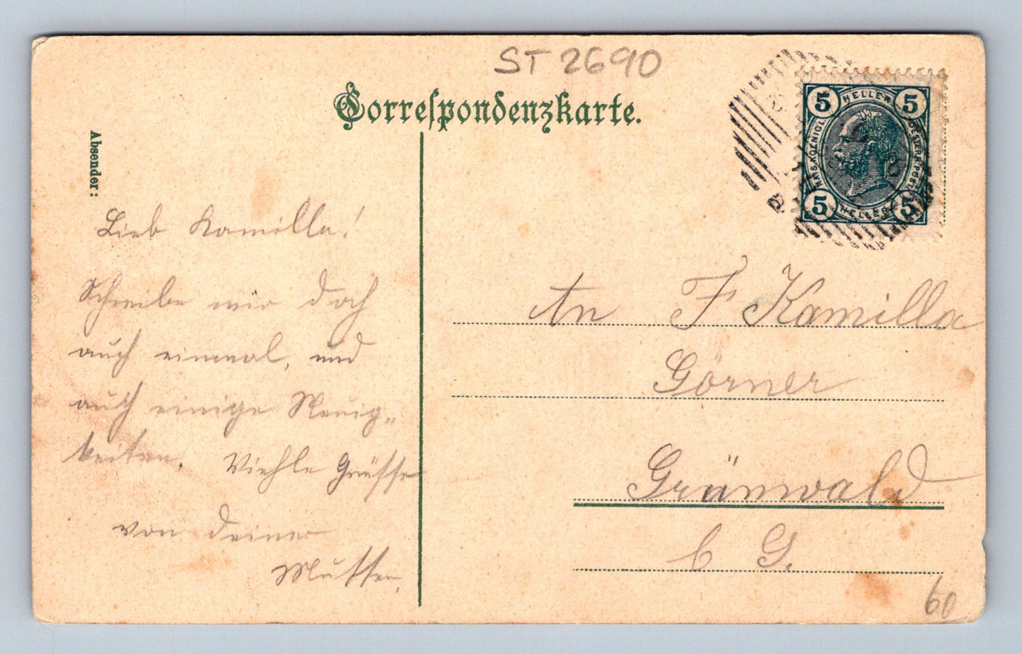 Pohlednice KARLOVY VARY (ST2690)