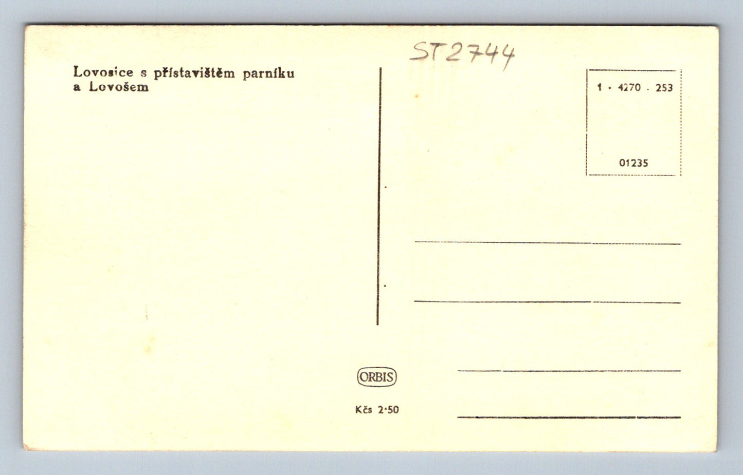 Pohlednice LOVOSICE (ST2744)