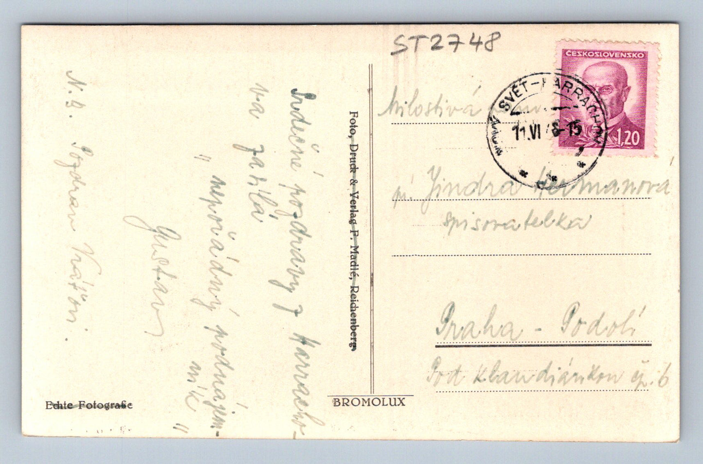 Pohlednice HARRACHOV (ST2748)