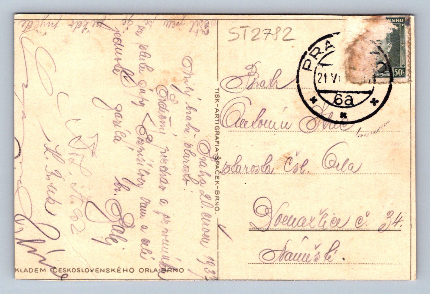 Pohlednice III. ORELSKÝ SLET - PRAHA 1939 (ST2782)
