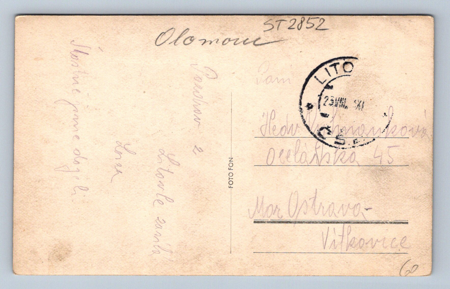 Pohlednice LITOVEL (ST2852)