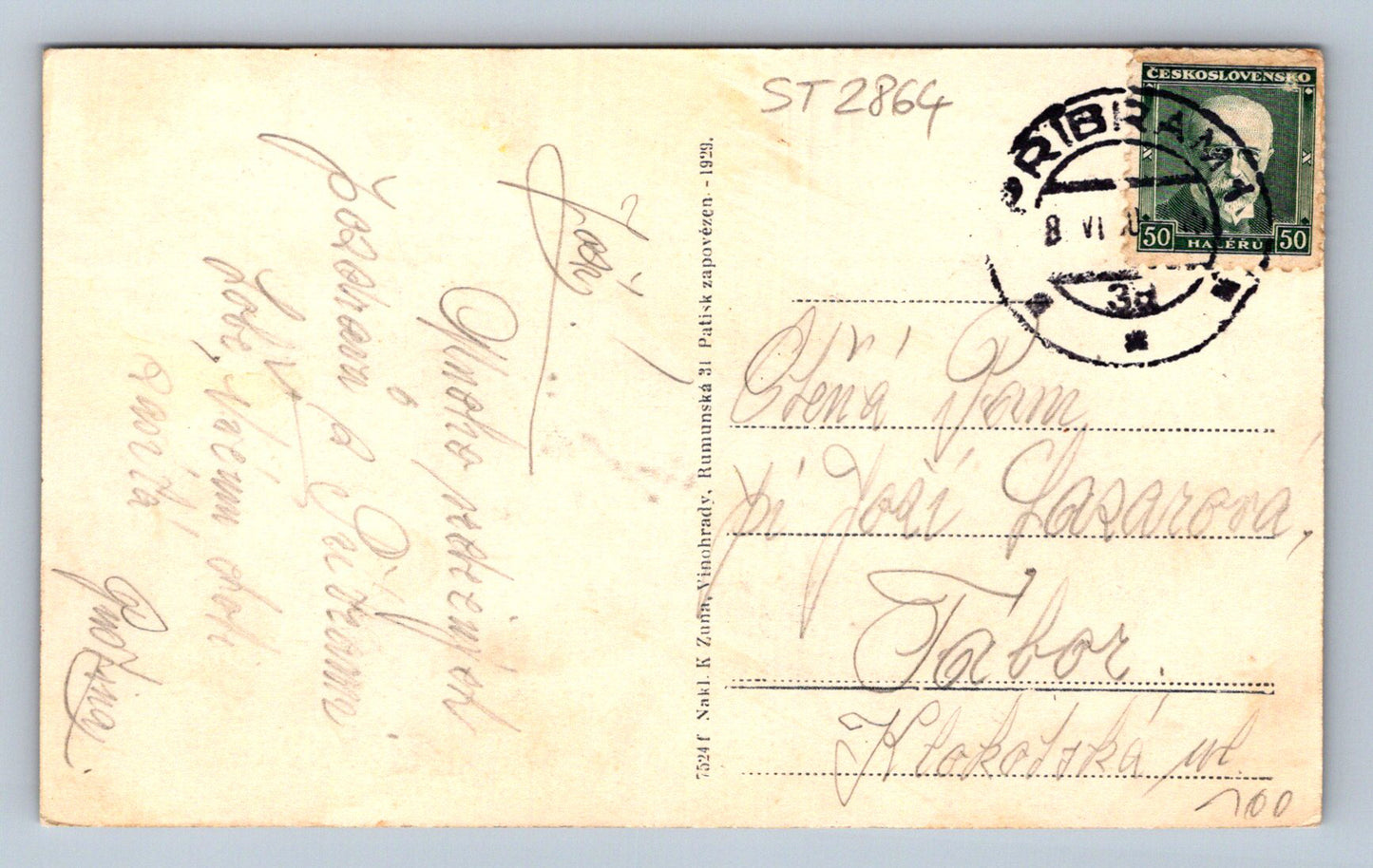 Pohlednice PŘÍBRAM (ST2864)