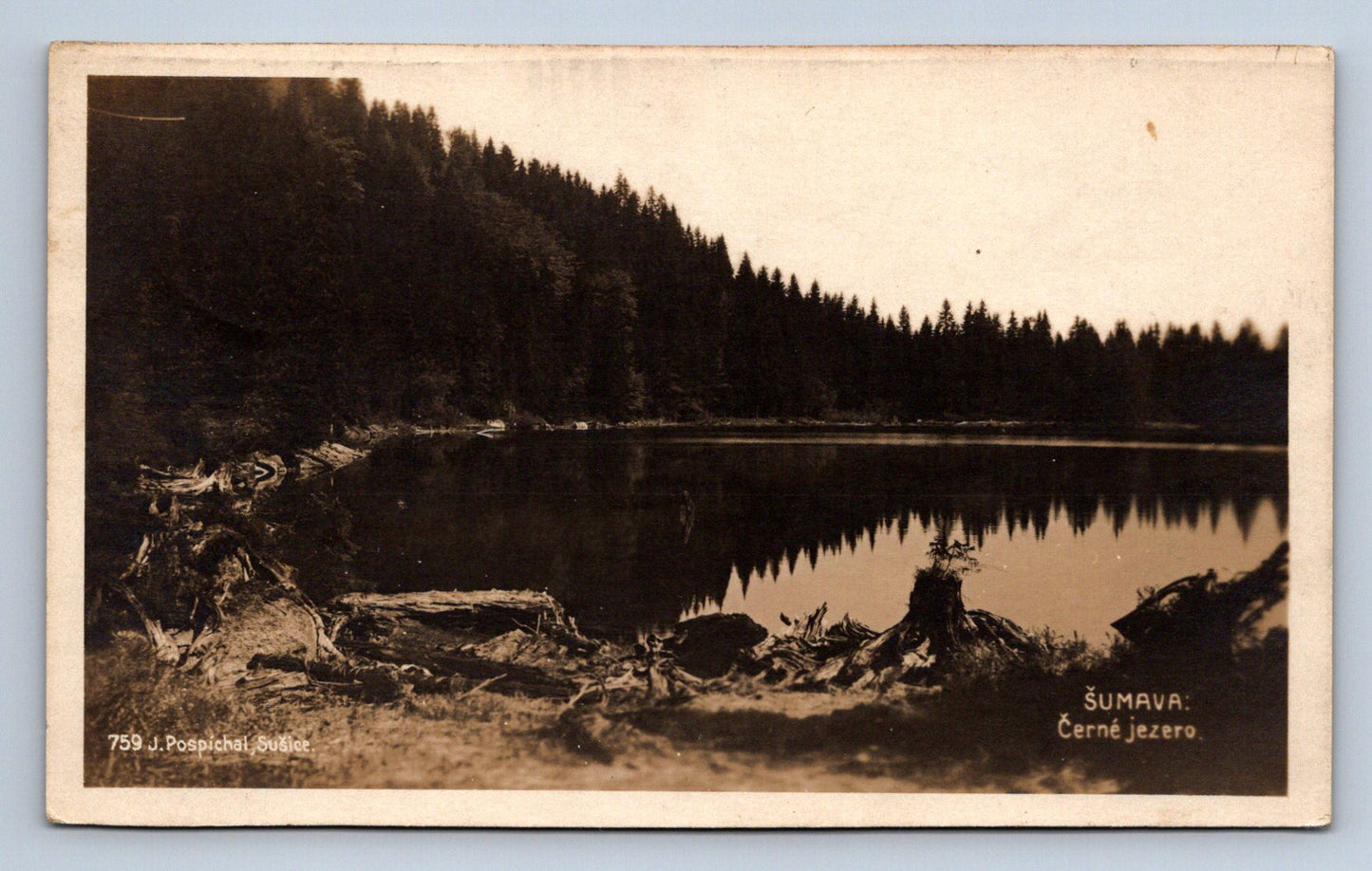 Pohlednice ŠUMAVA - ČERNÉ JEZERO (ST2886)