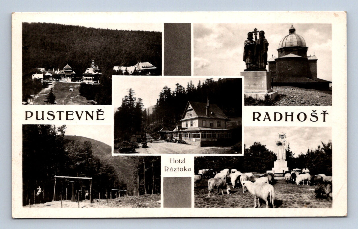 Pohlednice PUSTEVNĚ NA RADHOŠTI - KOLÁŽ (ST2890)