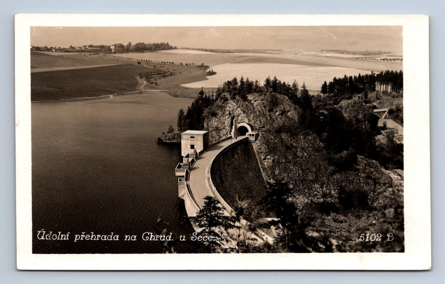 Pohlednice ÚDOLNÍ PŘEHRADA NA CHRUDIMCE U SEČE (ST2922)