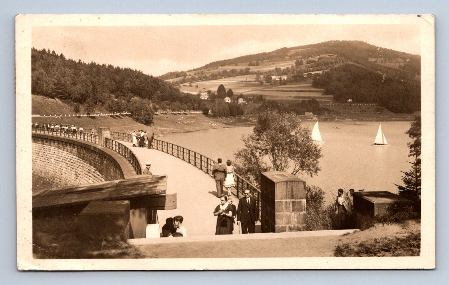 Pohlednice PŘEHRADA NA BYSTŘIČCE - VALAŠSKO (ST2927)