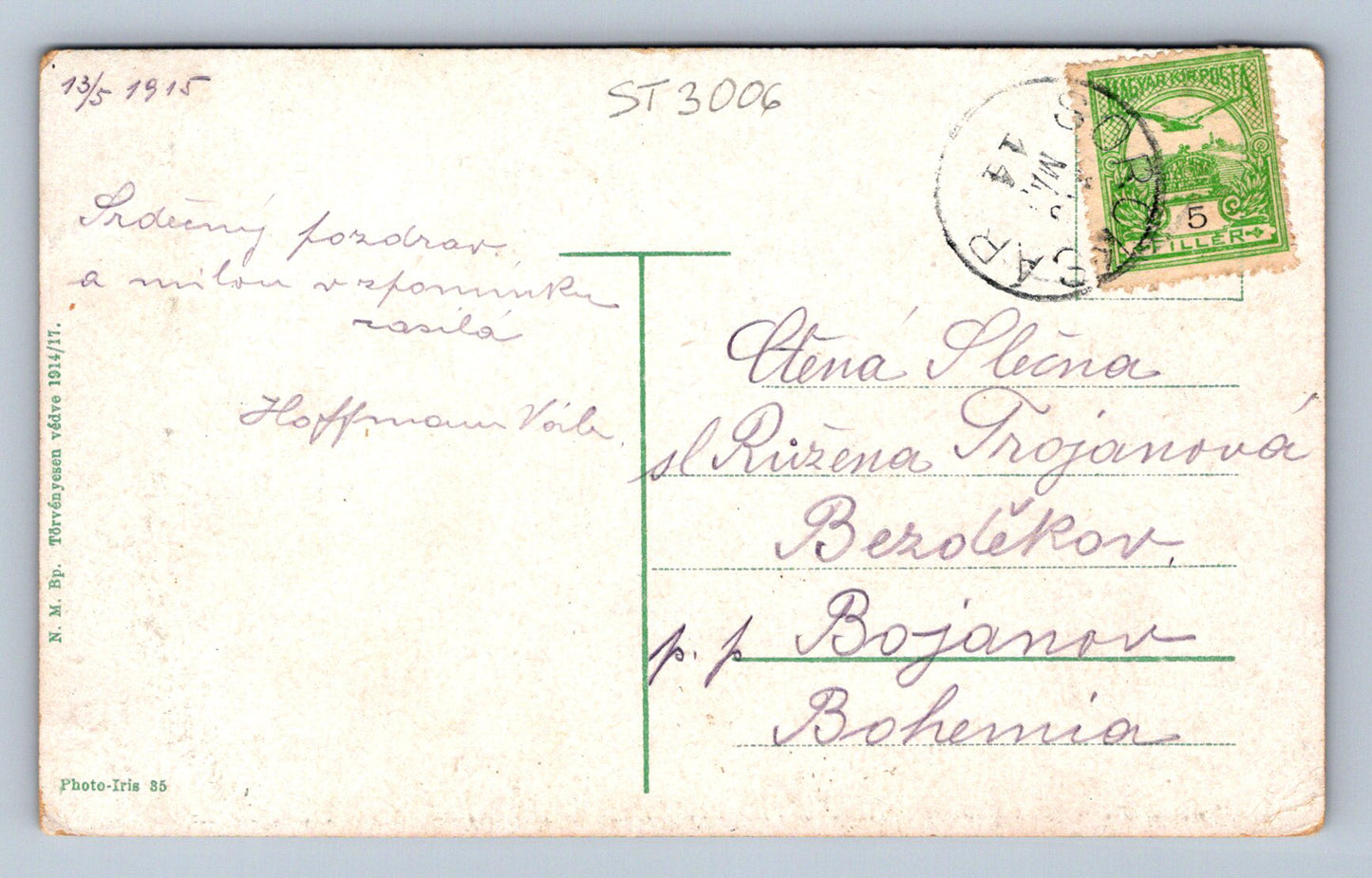 Postcard BUDAPEST (ST3006)