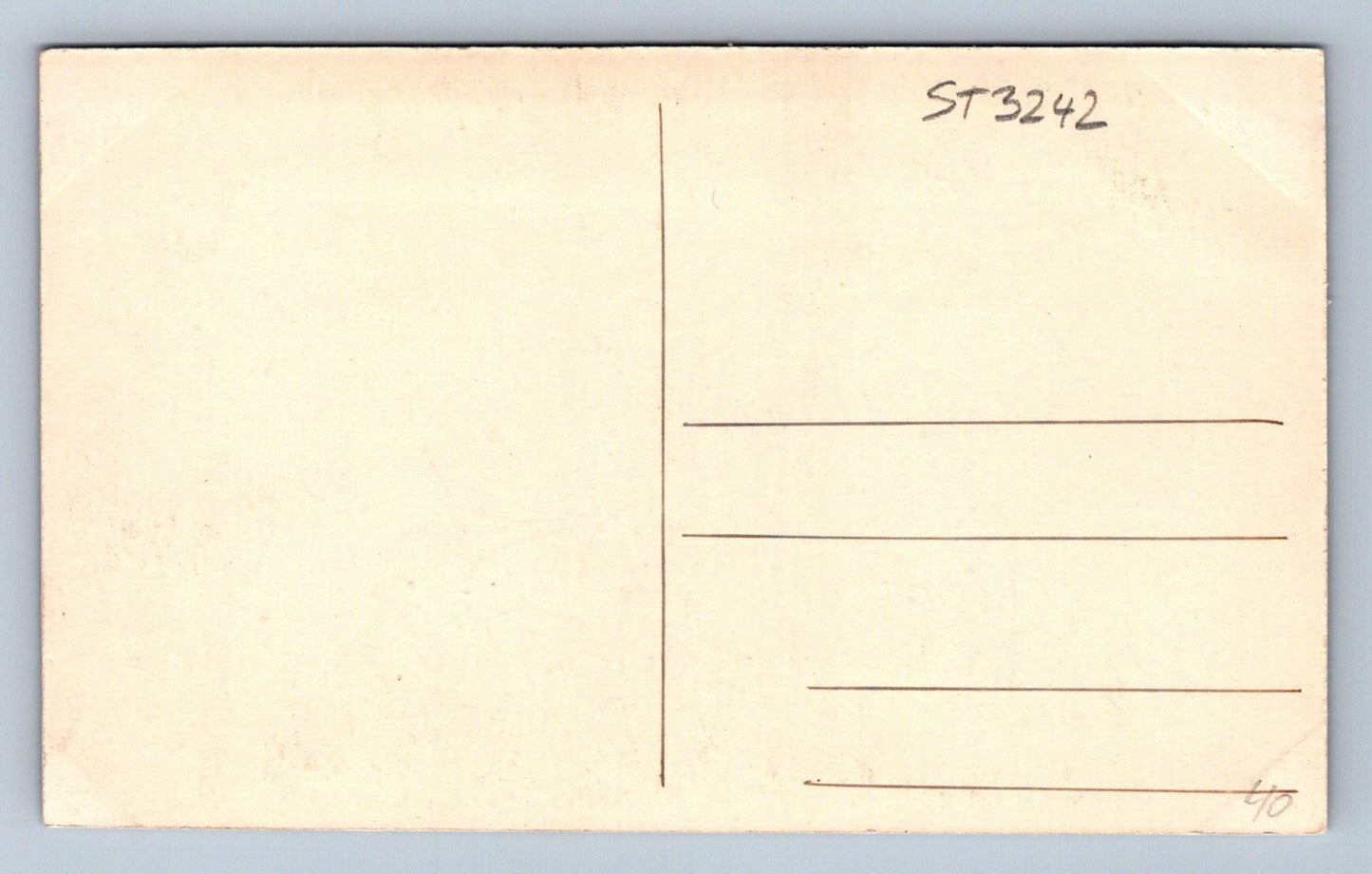 Postcard WOMAN IN WHITE (ST3242)