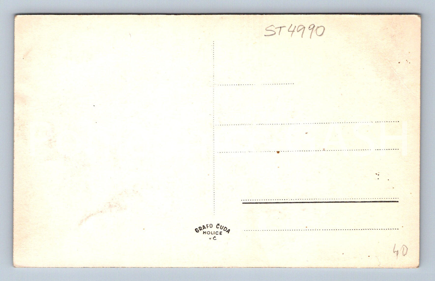 Postcard ŽLEBY (ST4990)